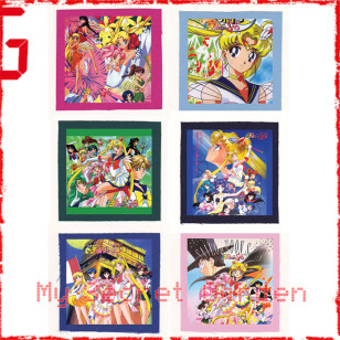 Sailor Moon Pretty Soldier 美少女戦士 Super S anime Cloth Patch or Magnet Set 